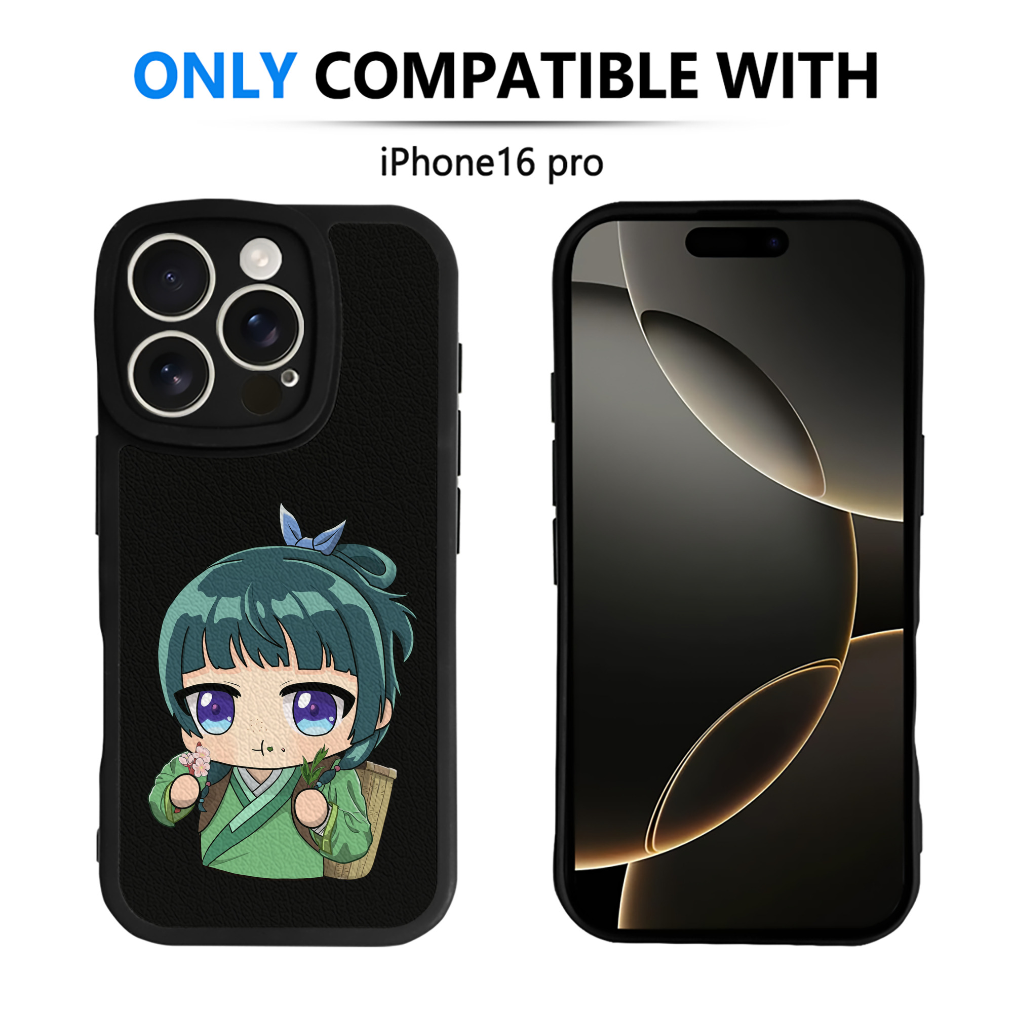 薬屋のひとりごと The Apothecary Diaries 【iPhone 16シリーズ対応】シリコンスマホケース（レザー調） 材質：シリコン